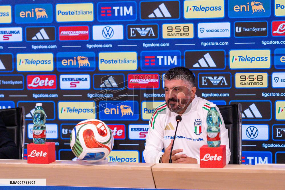 CALCIO - FIFA Mondiali - Press conference of Italy's coach Gennaro Gattuso