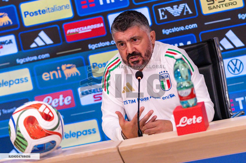 CALCIO - FIFA Mondiali - Press conference of Italy's coach Gennaro Gattuso