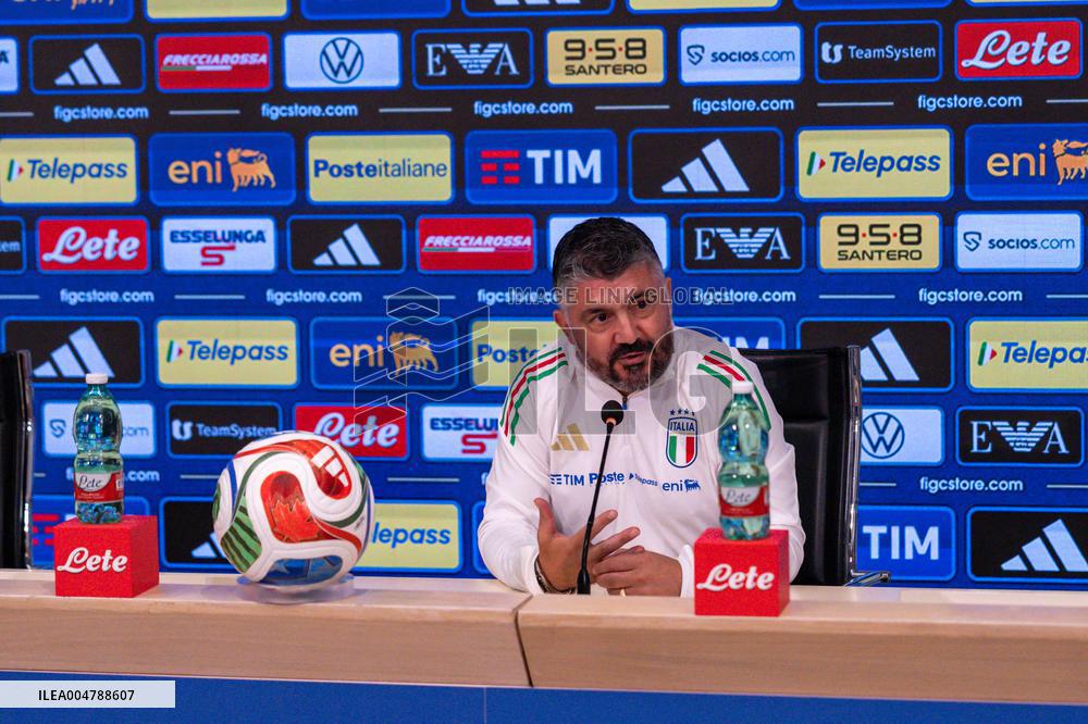 CALCIO - FIFA Mondiali - Press conference of Italy's coach Gennaro Gattuso