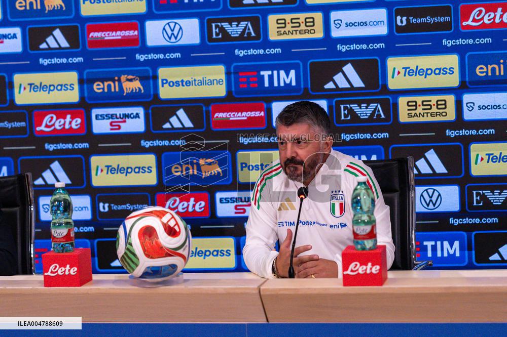 CALCIO - FIFA Mondiali - Press conference of Italy's coach Gennaro Gattuso