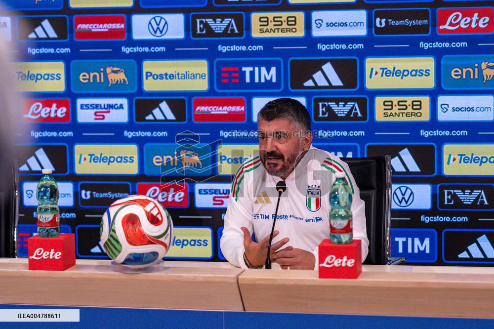 CALCIO - FIFA Mondiali - Press conference of Italy's coach Gennaro Gattuso