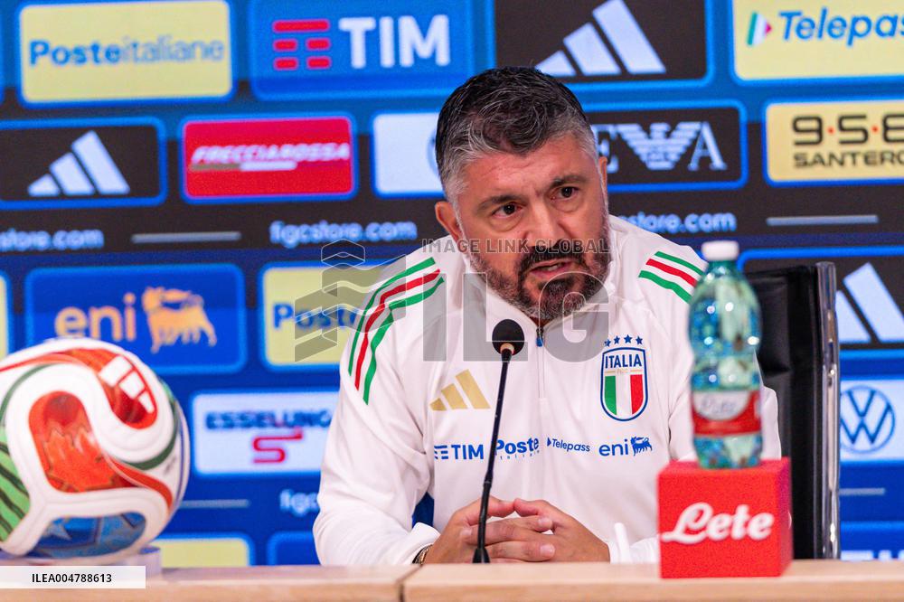 CALCIO - FIFA Mondiali - Press conference of Italy's coach Gennaro Gattuso