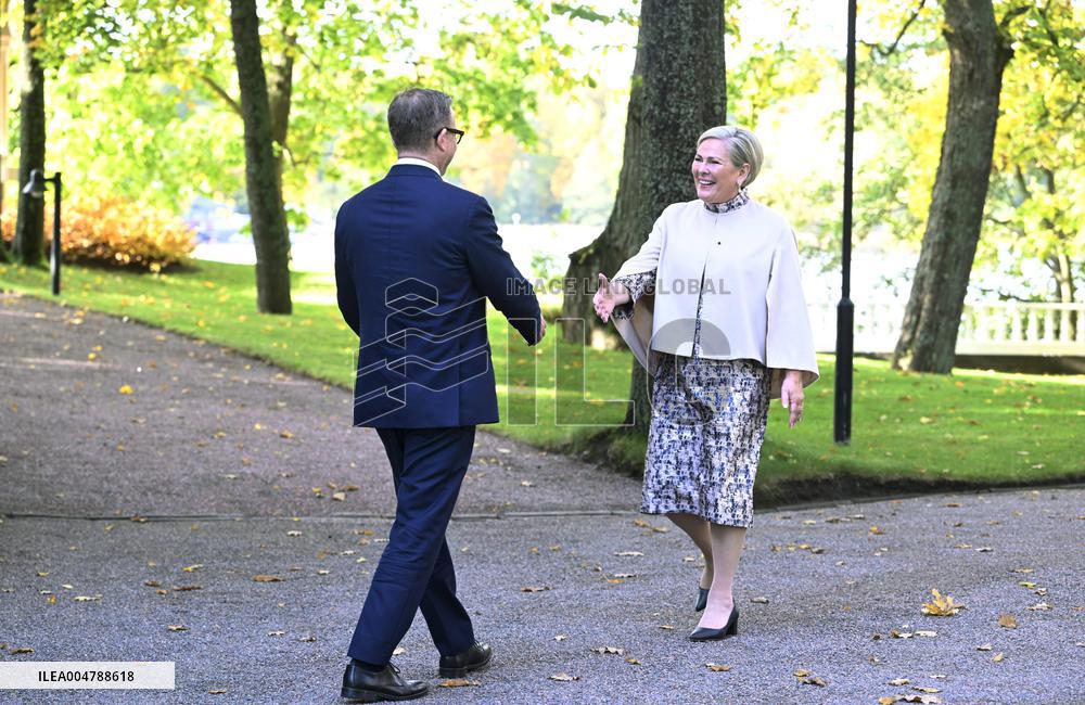 Islannin presidenttipari valtiovierailulla Suomessa