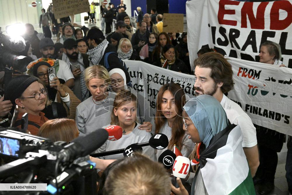 FINLAND - ISRAEL - PALESTINIANS - CONFLICT - DIPLOMACY - AID - FLOTILLA