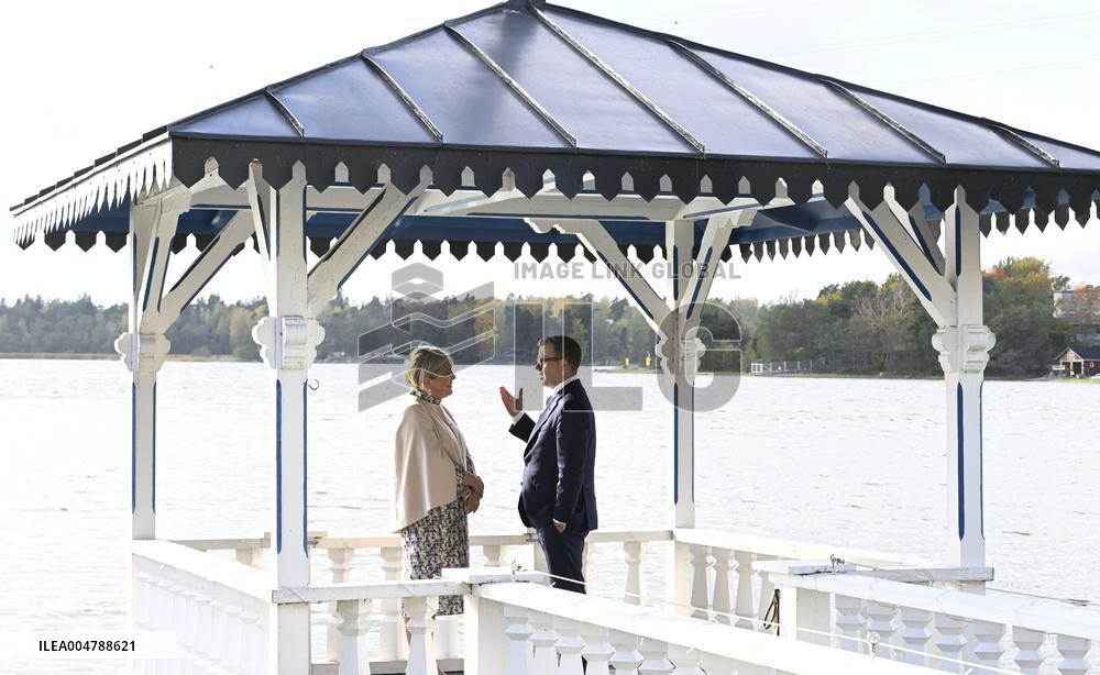 Islannin presidenttipari valtiovierailulla Suomessa