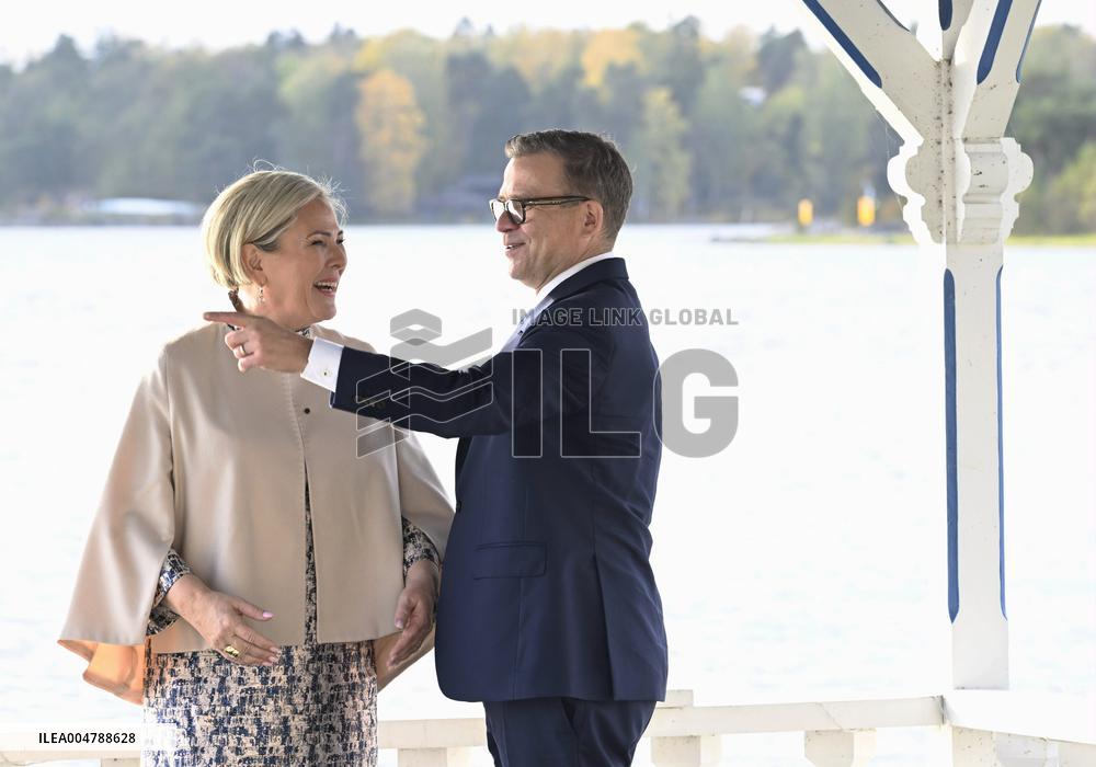 Islannin presidenttipari valtiovierailulla Suomessa