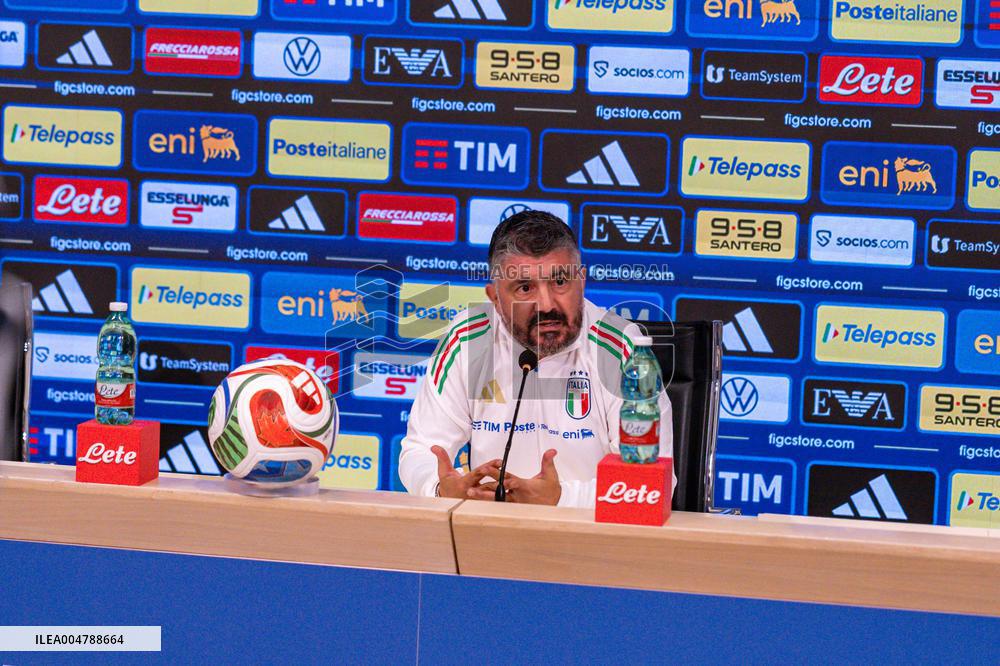 CALCIO - FIFA Mondiali - Press conference of Italy's coach Gennaro Gattuso