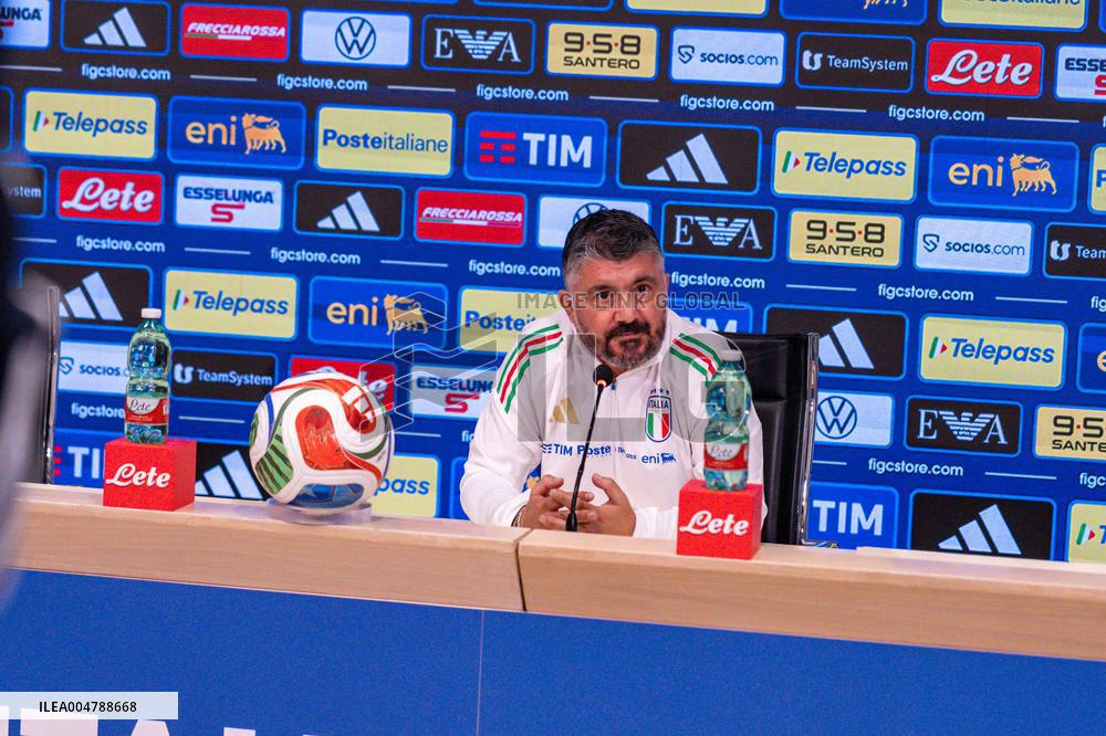 CALCIO - FIFA Mondiali - Press conference of Italy's coach Gennaro Gattuso
