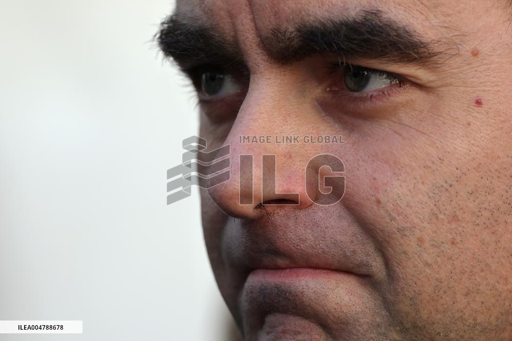 Sebastien Lecornu at Tribute Exhibition to The Victims of The October 7 Attacks - Paris