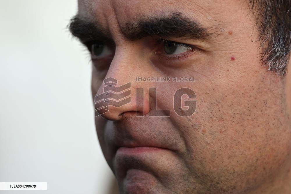 Sebastien Lecornu at Tribute Exhibition to The Victims of The October 7 Attacks - Paris