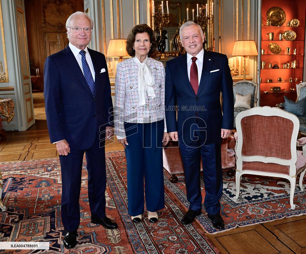 SWEDEN ROYALS AND KING ABDULLAH