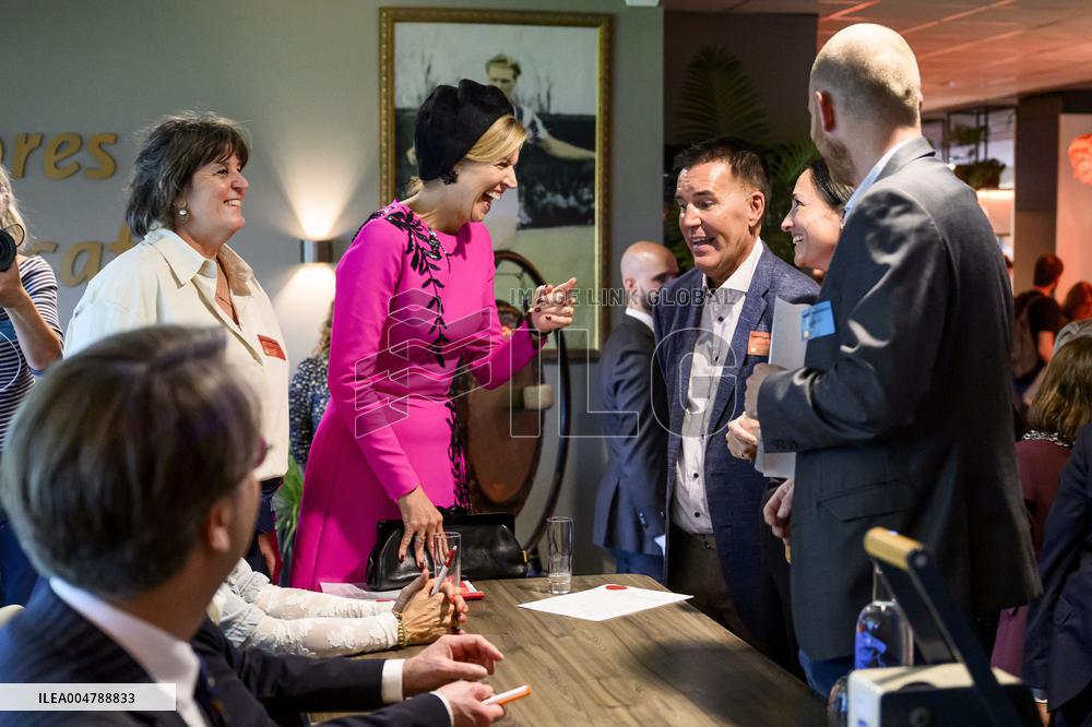 Queen Maxima Attends Event In Tilburg - Netherlands