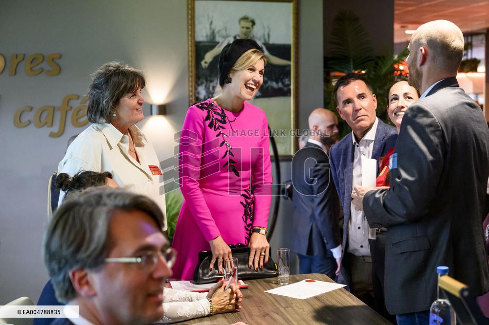 Queen Maxima Attends Event In Tilburg - Netherlands