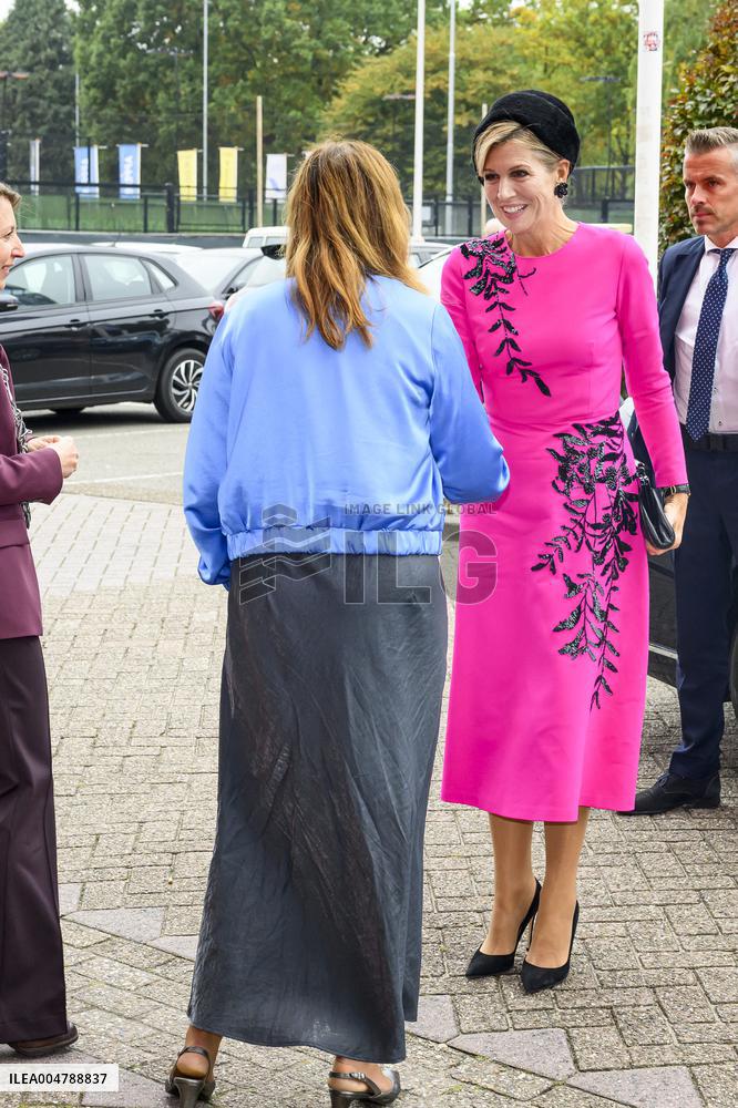Queen Maxima Attends Event In Tilburg - Netherlands