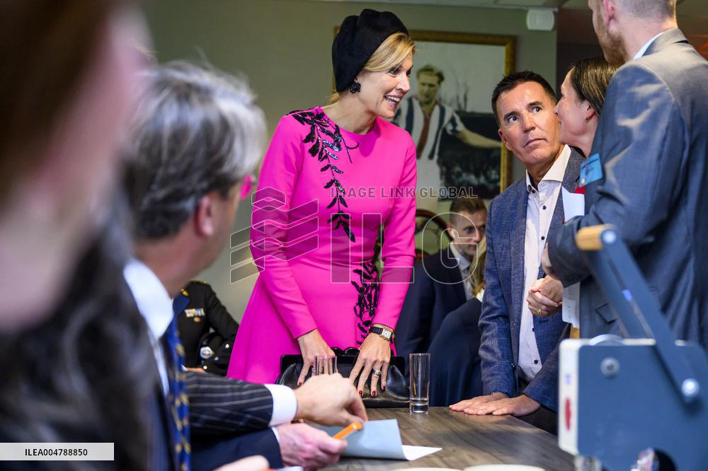 Queen Maxima Attends Event In Tilburg - Netherlands