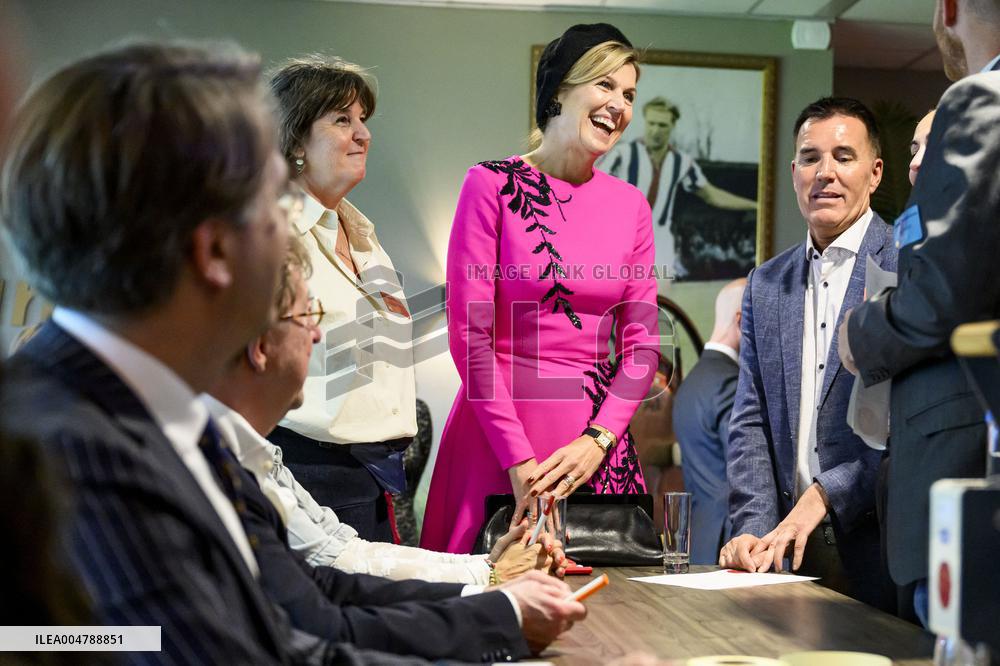 Queen Maxima Attends Event In Tilburg - Netherlands