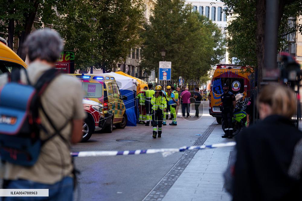 Several Missing After Madrid Building Collapse - Spain