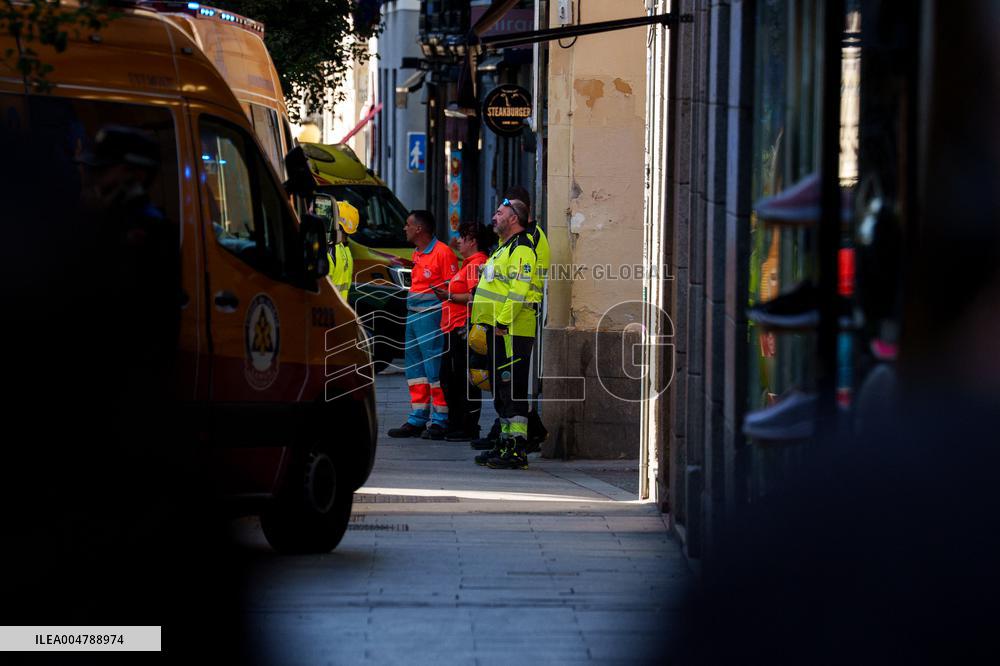 Several Missing After Madrid Building Collapse - Spain