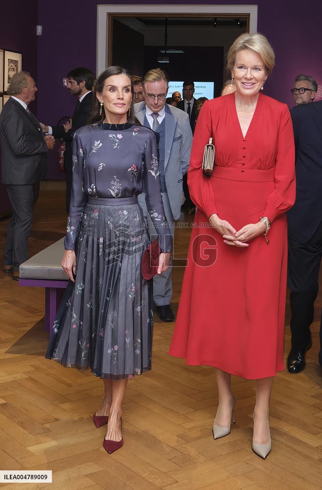 Spanish Royals Visit Belgium - Brussels