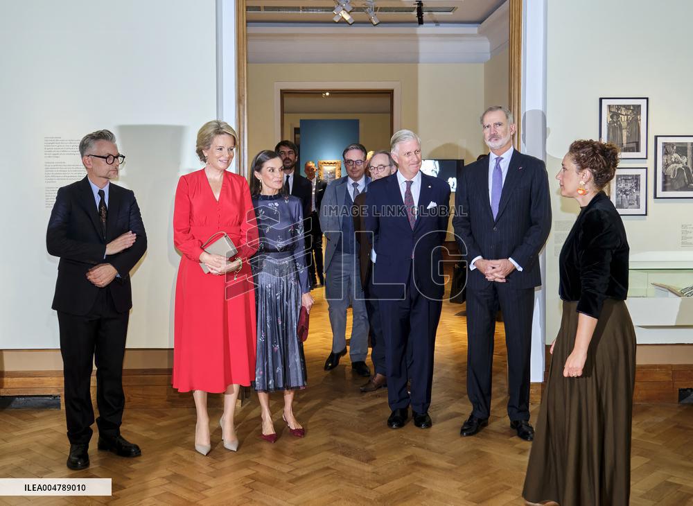 Spanish Royals Visit Belgium - Brussels