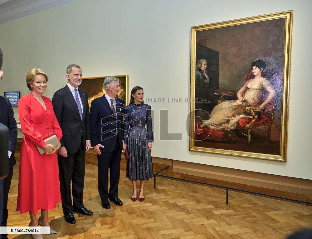 Spanish Royals Visit Belgium - Brussels