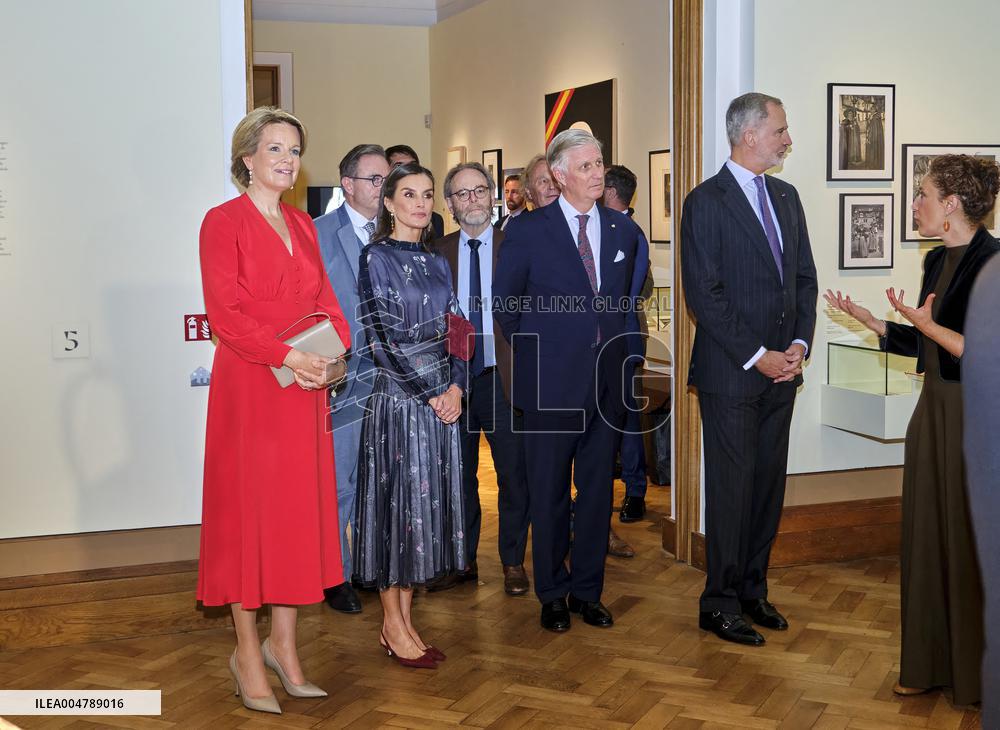 Spanish Royals Visit Belgium - Brussels