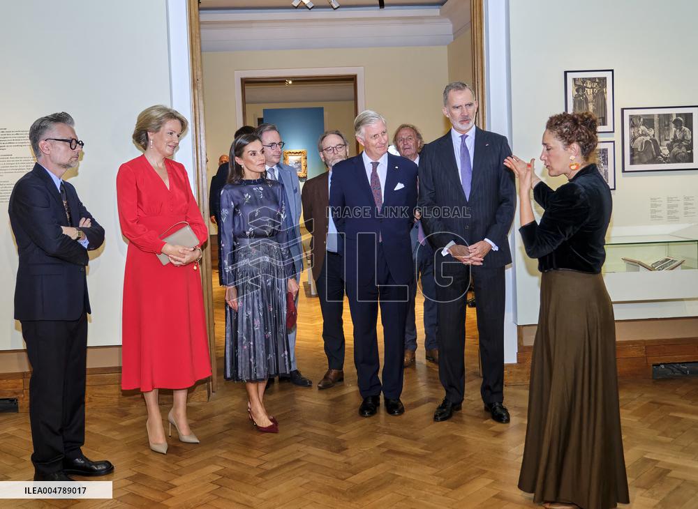 Spanish Royals Visit Belgium - Brussels