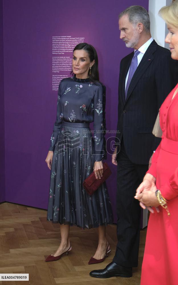 Spanish Royals Visit Belgium - Brussels