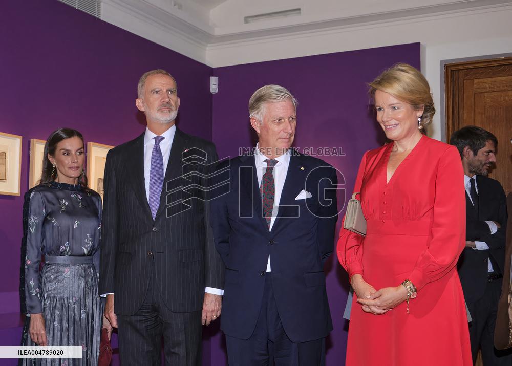 Spanish Royals Visit Belgium - Brussels