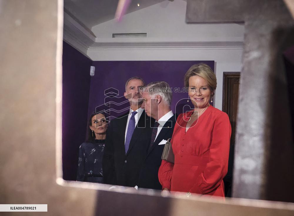 Spanish Royals Visit Belgium - Brussels