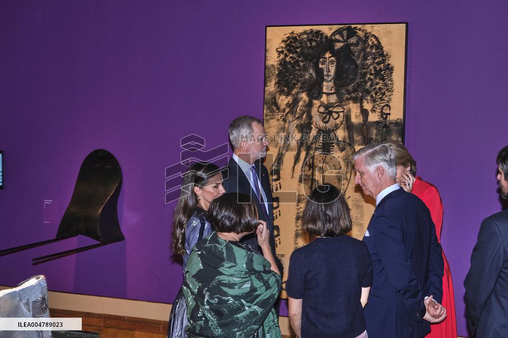 Spanish Royals Visit Belgium - Brussels