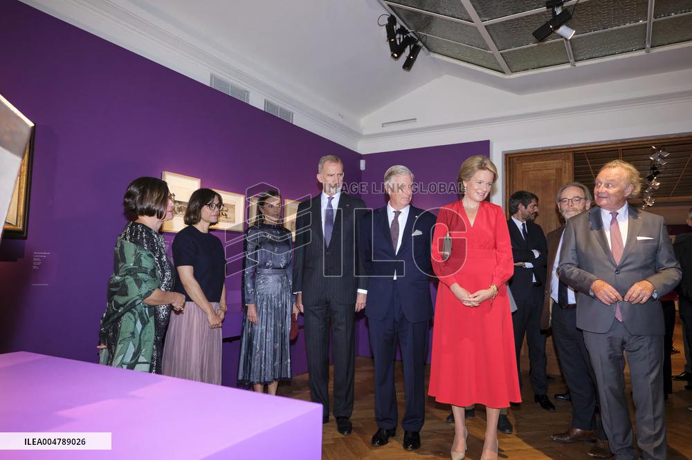 Spanish Royals Visit Belgium - Brussels
