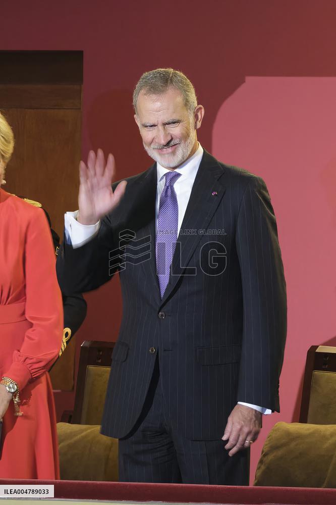 Spanish Royals Visit Belgium - Brussels