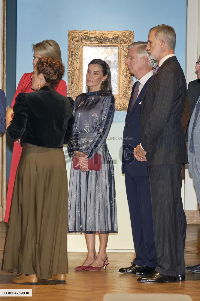Spanish Royals Visit Belgium - Brussels