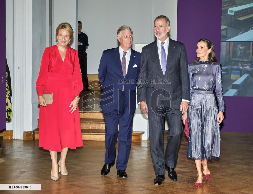 Spanish Royals Visit Belgium - Brussels