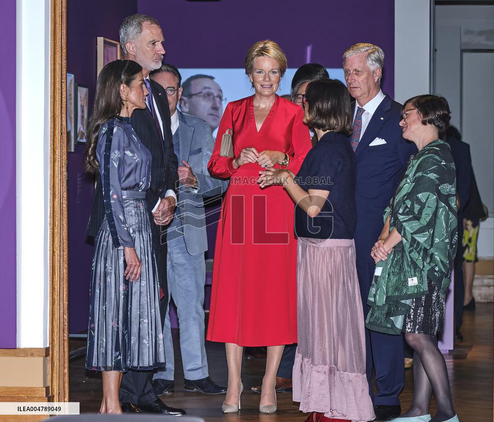 Spanish Royals Visit Belgium - Brussels