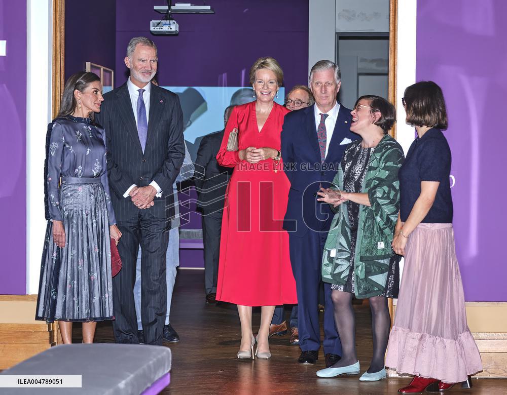 Spanish Royals Visit Belgium - Brussels