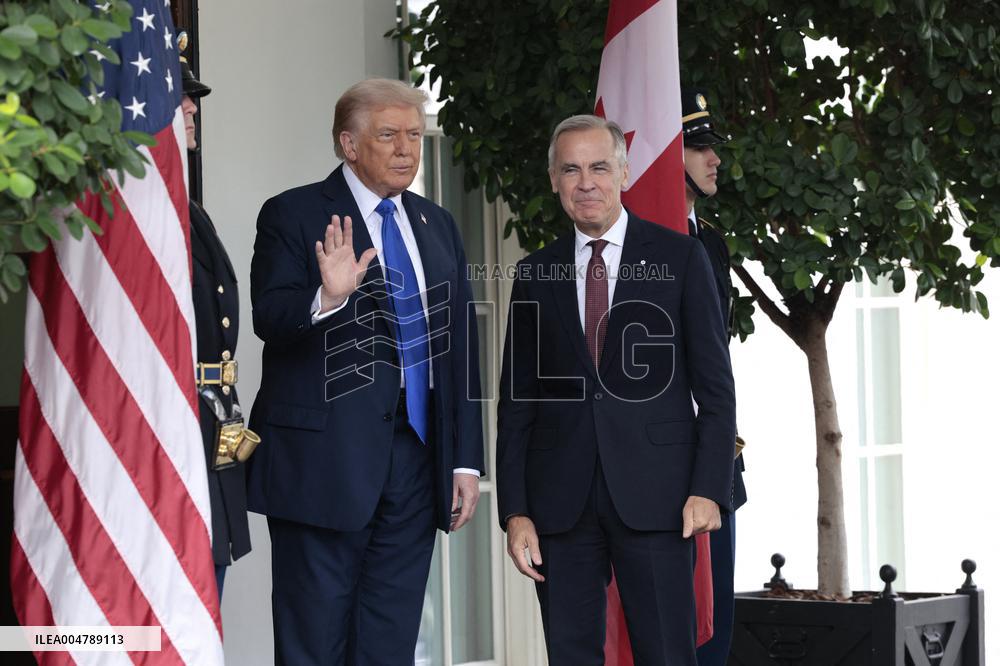 Canadian Prime Minister Carney visits Trump White House