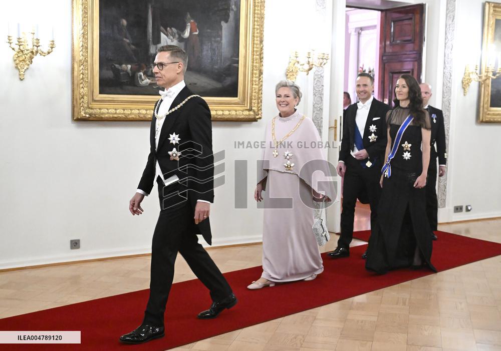 Islannin presidenttipari valtiovierailulla Suomessa