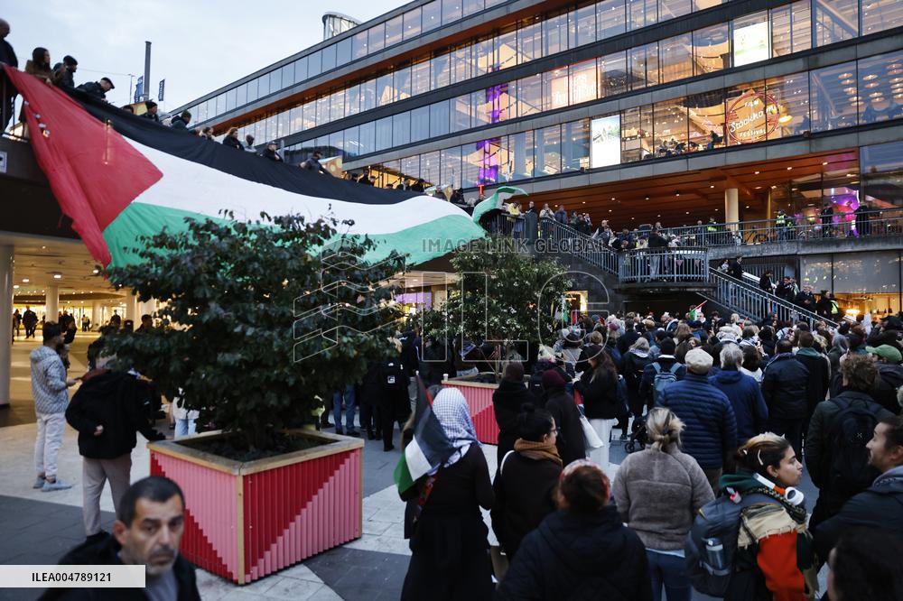 MANIFESTATION GLOBAL MOVEMENT TO GAZA