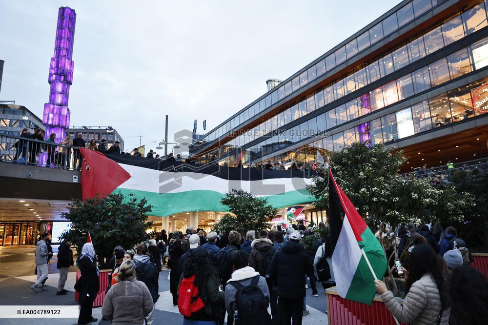 MANIFESTATION GLOBAL MOVEMENT TO GAZA