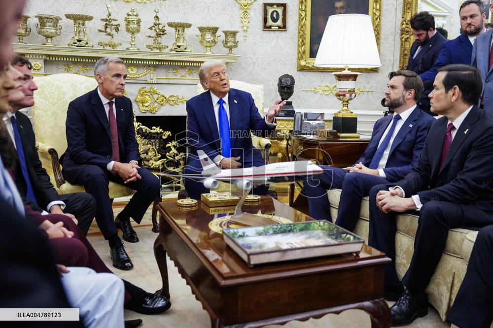 Canadian Prime Minister Carney visits Trump White House