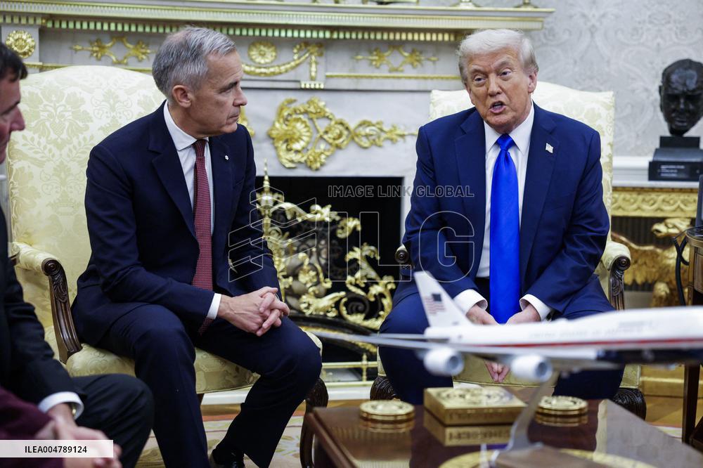 Canadian Prime Minister Carney visits Trump White House