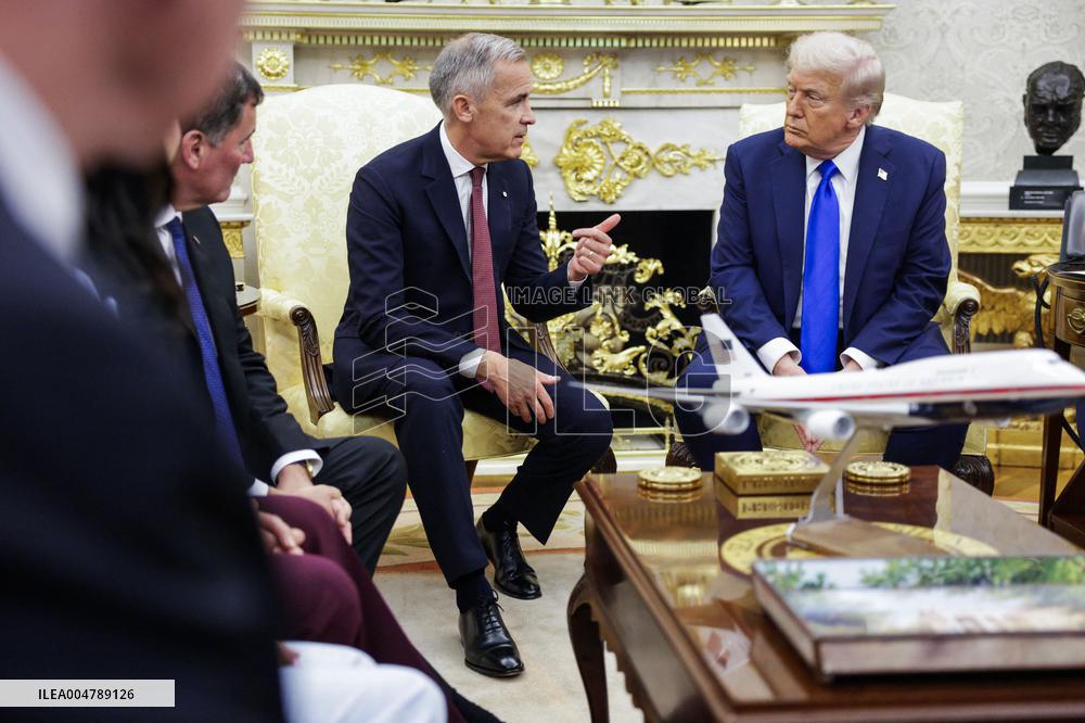 Canadian Prime Minister Carney visits Trump White House