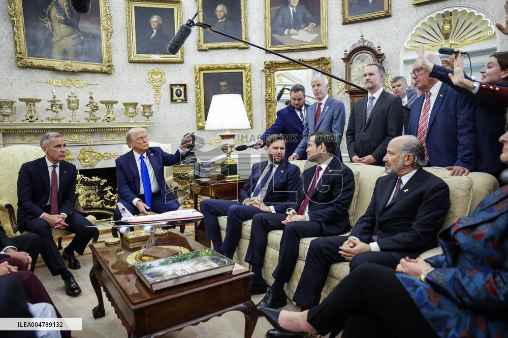 Canadian Prime Minister Carney visits Trump White House