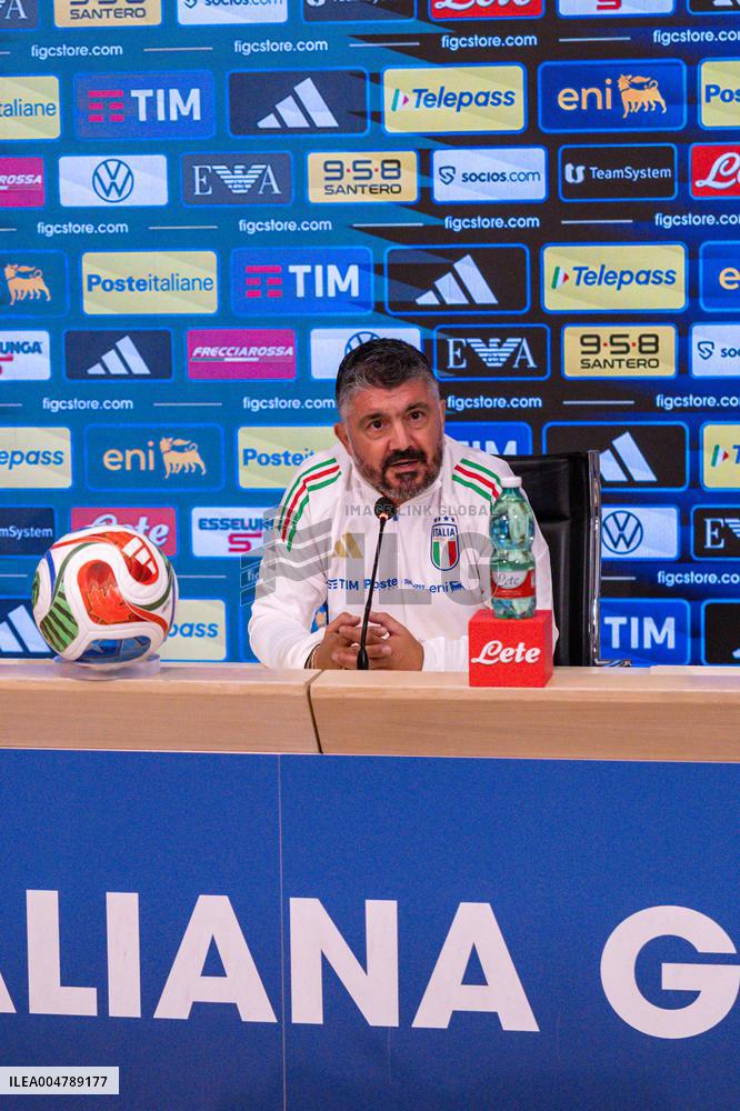 CALCIO - FIFA Mondiali - Press conference of Italy's coach Gennaro Gattuso