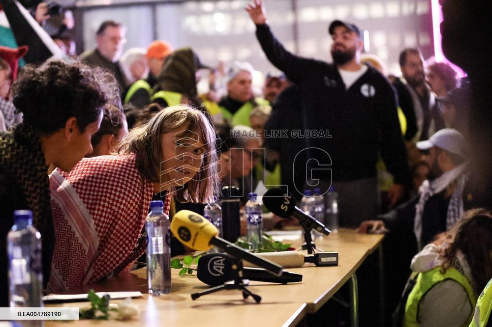 MANIFESTATION GLOBAL MOVEMENT TO GAZA PK