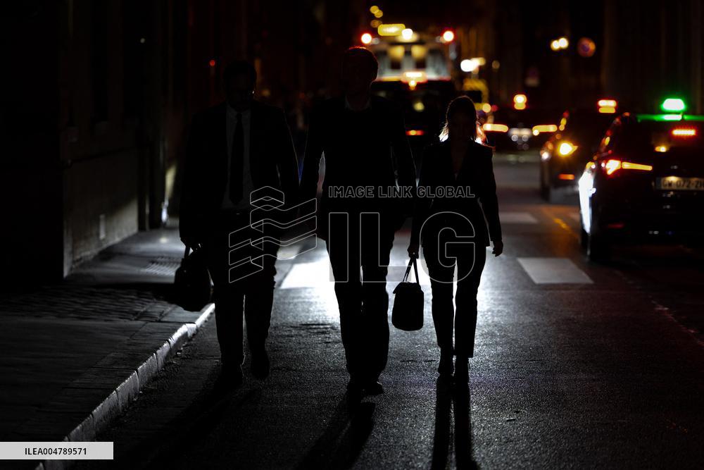 Negotiations in Matignon after Prime Ministers Resignation - Paris AJ