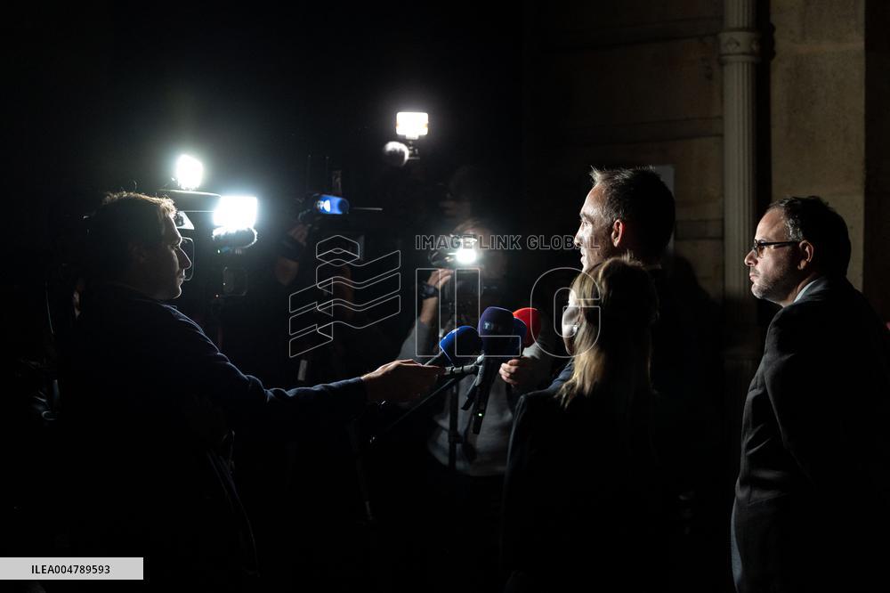 Negotiations in Matignon after Prime Ministers Resignation - Paris AJ