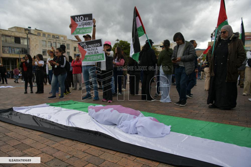 Pro-Palestine Demonstrations on the Two-year Israel Attack by Hamas
